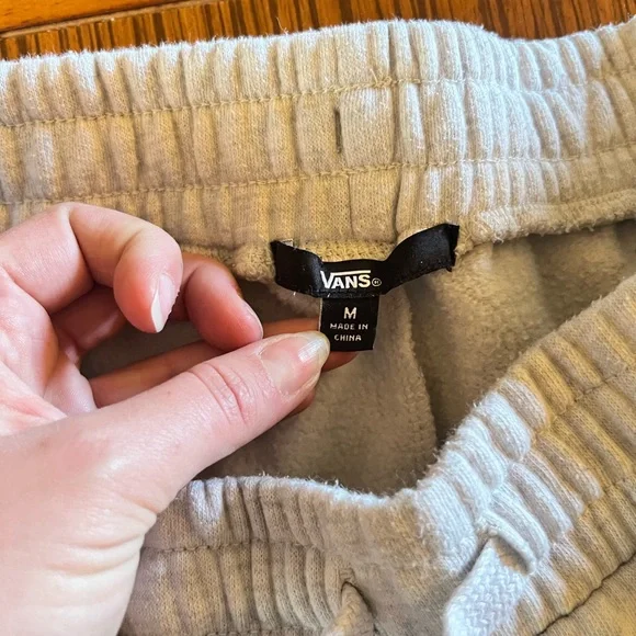 Vans Light Gray and White Joggers - Picture 3 of 3